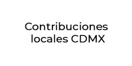 Contribuciones Locales CDMX